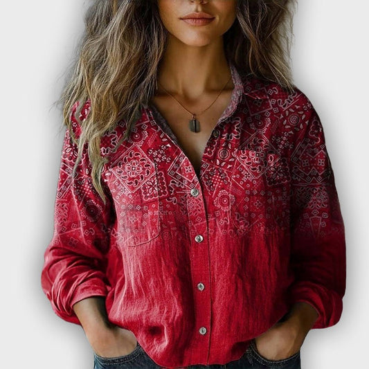 חולצת וינטאג' מודפסת ניבס