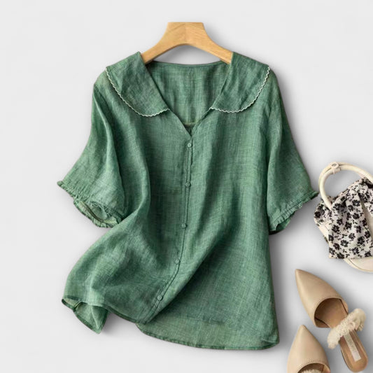 חולצת פשתן ברנדה - אלגנטיות ונוחות יומית