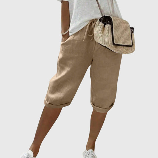 מכנסי לין רעננים ואלגנטיים