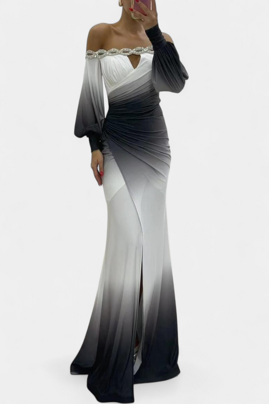 שמלות מקסי ג'וליטה עם כתפיים חשופות