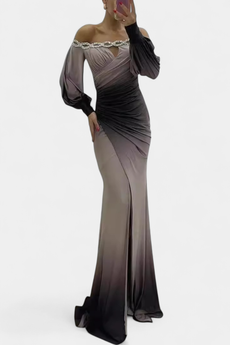 שמלות מקסי ג'וליטה עם כתפיים חשופות